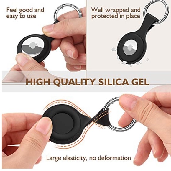 2 Tech theory Belkin Secure Holder with Key Ring for AirTag protective ring - Picture 7 of 7